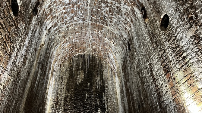 View inside the Clifton Suspension Bridge Vaults